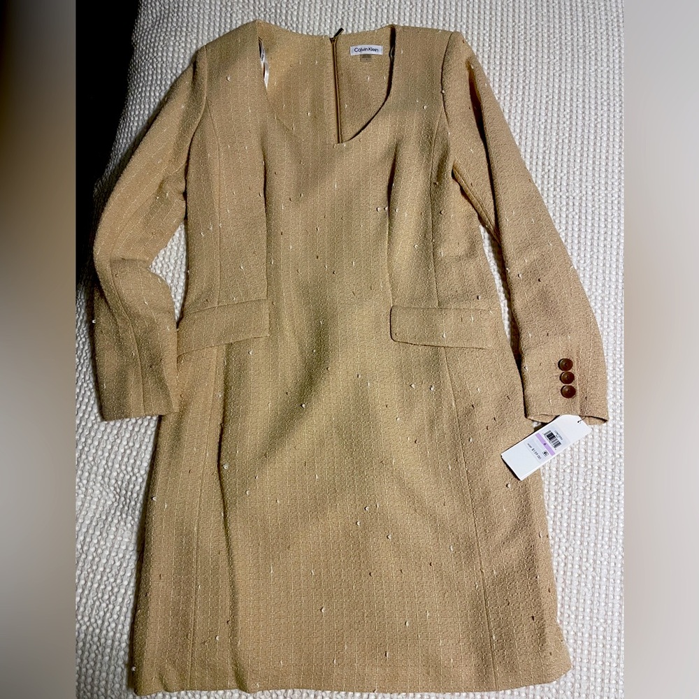 Elegant dress. Thick fabric
